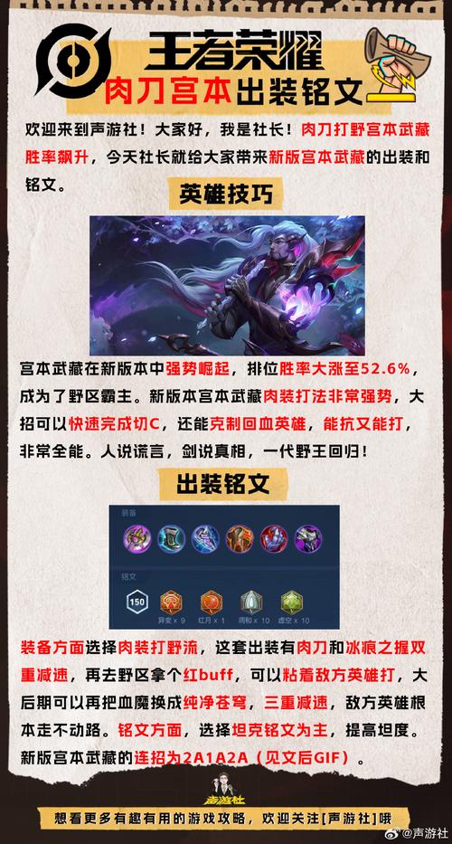 王者榮耀宮本五殺出裝，宮本五殺視頻-第1張圖片-猴鯊游戲