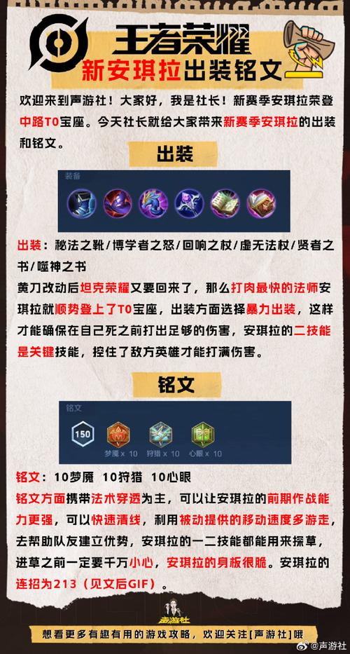 王者榮耀安琪拉打野裝，安琪拉打野出裝銘文-第1張圖片-猴鯊游戲