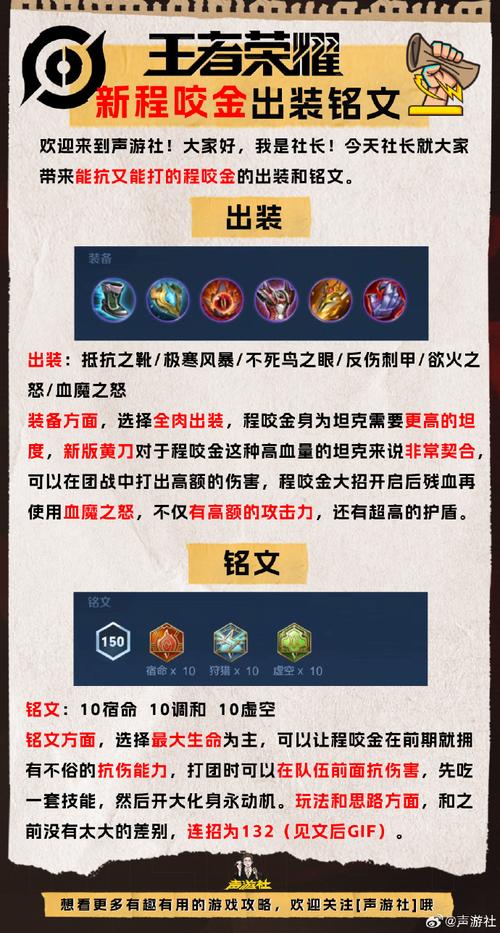 王者榮耀程咬金打野圖標，打野的程咬金怎么出裝-第5張圖片-猴鯊游戲