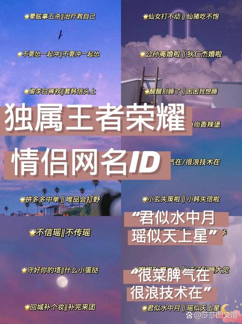 王者榮耀情侶名格式，王者榮耀里面情侶名字-第7張圖片-猴鯊游戲
