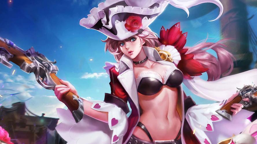 王者榮耀射手女生壁紙高清，王者榮耀女射手頭像？-第8張圖片-猴鯊游戲